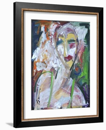 Woman at Jazz Club-Tim Nyberg-Framed Giclee Print