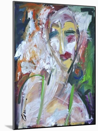 Woman at Jazz Club-Tim Nyberg-Mounted Giclee Print