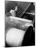 Woman at Loom at American Woolen Mills-Margaret Bourke-White-Mounted Photographic Print