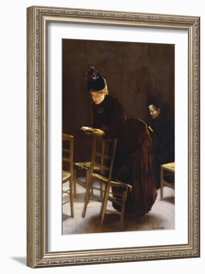 Woman at Prayer; Femme En Priere-Jean Béraud-Framed Giclee Print