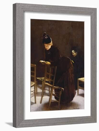 Woman at Prayer; Femme En Priere-Jean Béraud-Framed Giclee Print