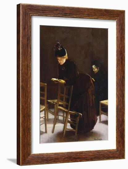 Woman at Prayer; Femme En Priere-Jean Béraud-Framed Giclee Print