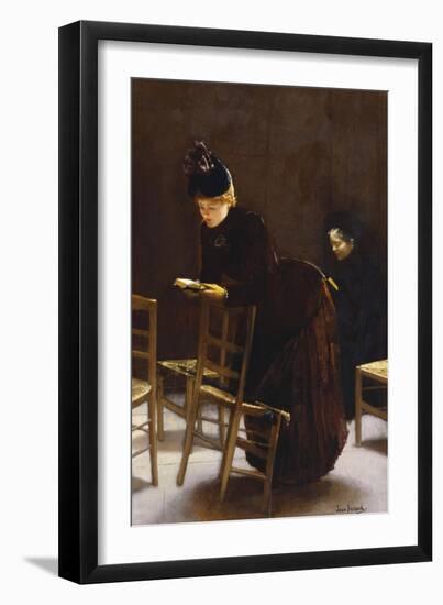 Woman at Prayer; Femme En Priere-Jean Béraud-Framed Giclee Print