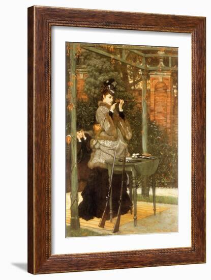 Woman at Rifle Range, 1869-James Tissot-Framed Giclee Print