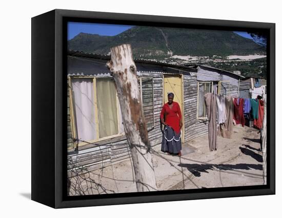 Woman at the Cape Flats, Cape Town, South Africa, Africa-Yadid Levy-Framed Premier Image Canvas