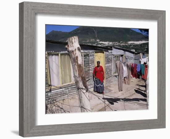 Woman at the Cape Flats, Cape Town, South Africa, Africa-Yadid Levy-Framed Photographic Print