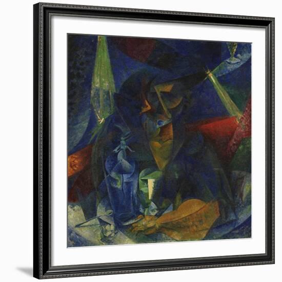 Woman at the Coffee-Umberto Boccioni-Framed Giclee Print