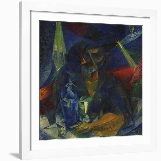 Woman at the Coffee-Umberto Boccioni-Framed Giclee Print