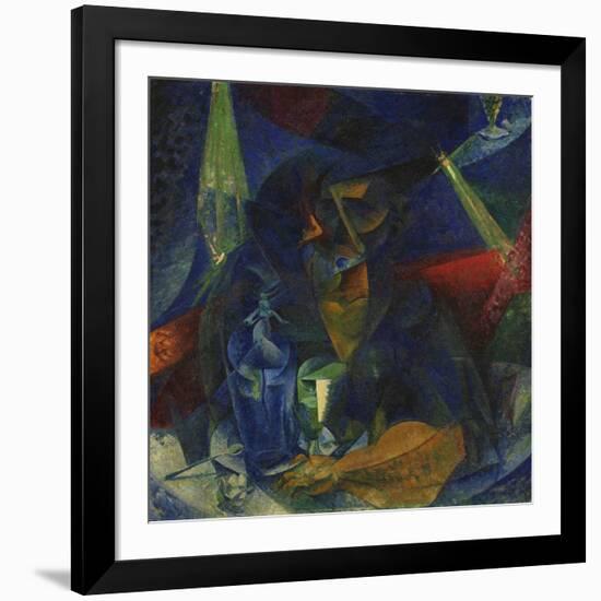 Woman at the Coffee-Umberto Boccioni-Framed Giclee Print