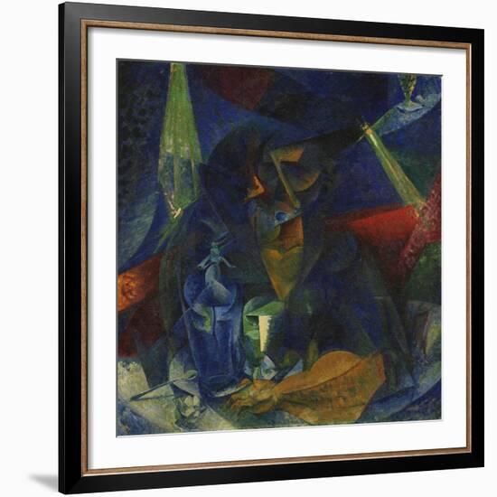 Woman at the Coffee-Umberto Boccioni-Framed Giclee Print