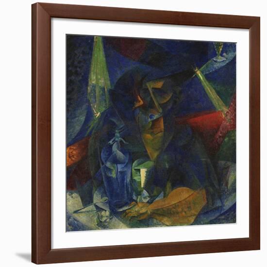 Woman at the Coffee-Umberto Boccioni-Framed Giclee Print