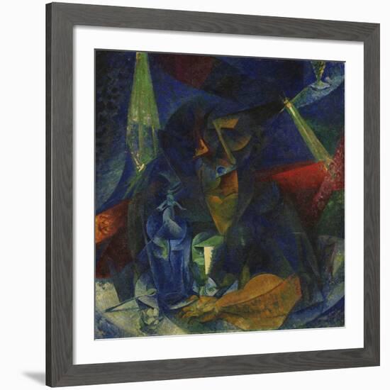 Woman at the Coffee-Umberto Boccioni-Framed Giclee Print