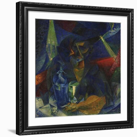 Woman at the Coffee-Umberto Boccioni-Framed Giclee Print