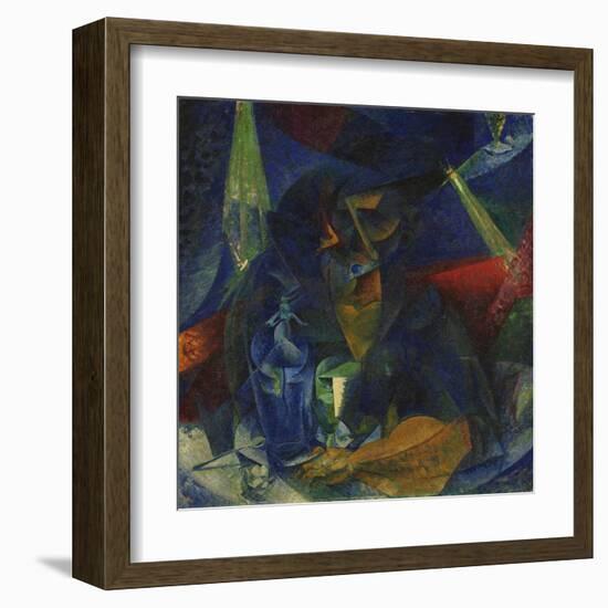 Woman at the Coffee-Umberto Boccioni-Framed Giclee Print