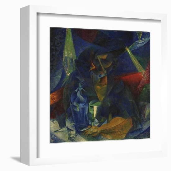 Woman at the Coffee-Umberto Boccioni-Framed Giclee Print