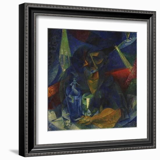 Woman at the Coffee-Umberto Boccioni-Framed Giclee Print