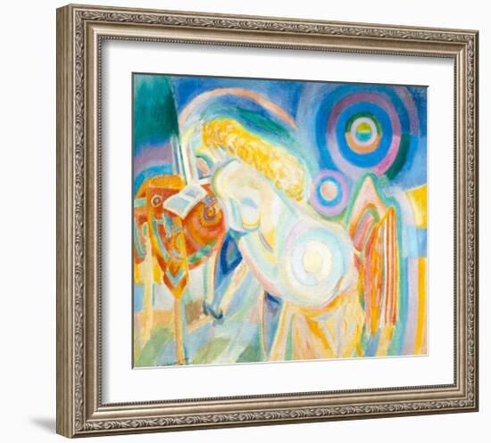 Woman at the Hair Salon, 1920-Robert Delaunay-Framed Giclee Print