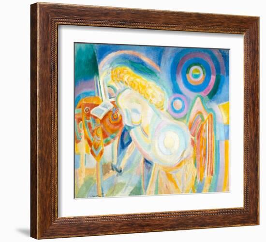 Woman at the Hair Salon, 1920-Robert Delaunay-Framed Giclee Print