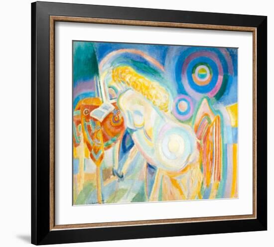 Woman at the Hair Salon, 1920-Robert Delaunay-Framed Giclee Print