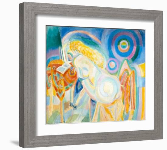 Woman at the Hair Salon, 1920-Robert Delaunay-Framed Giclee Print