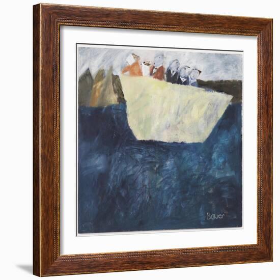 Woman at the Helm, 2007-Susan Bower-Framed Giclee Print