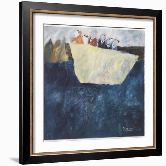 Woman at the Helm, 2007-Susan Bower-Framed Giclee Print