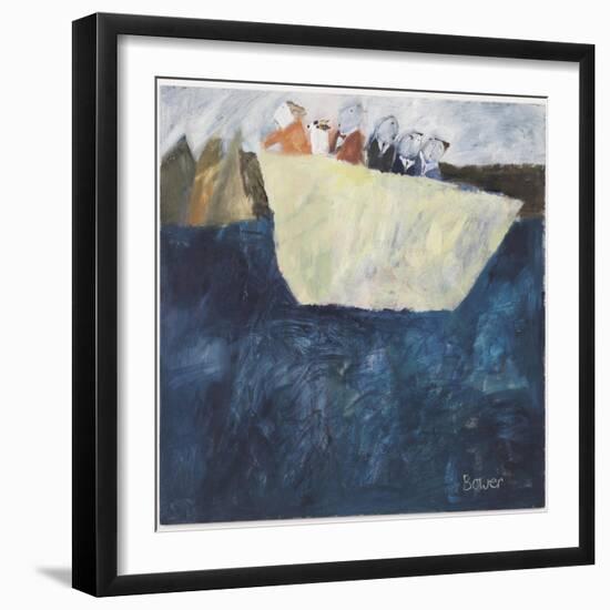 Woman at the Helm, 2007-Susan Bower-Framed Giclee Print