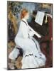 Woman at the Piano, 1875/76-Pierre-Auguste Renoir-Mounted Art Print