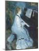 Woman at the Piano, 1875-76-Pierre Auguste Renoir-Mounted Giclee Print