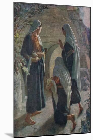 Woman at the Sepulchre-Harold Copping-Mounted Giclee Print