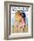 "Woman at the Shore," Saturday Evening Post Cover, August 20, 1927-Bradshaw Crandall-Framed Giclee Print