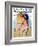 "Woman at the Shore," Saturday Evening Post Cover, August 20, 1927-Bradshaw Crandall-Framed Giclee Print