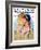 "Woman at the Shore," Saturday Evening Post Cover, August 20, 1927-Bradshaw Crandall-Framed Giclee Print