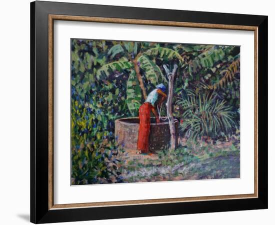 Woman at the Well 2021 (oil)-Tilly Willis-Framed Giclee Print