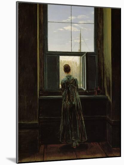 Woman at the Window, 1822-Caspar David Friedrich-Mounted Giclee Print