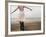 Woman Balancing on a Breakwater-null-Framed Photographic Print