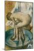 Woman Bathing in a Shallow Tub, 1885-Edgar Degas-Mounted Giclee Print