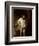 Woman Bathing in a Stream, 1654 (Oil on Panel)-Rembrandt van Rijn-Framed Giclee Print