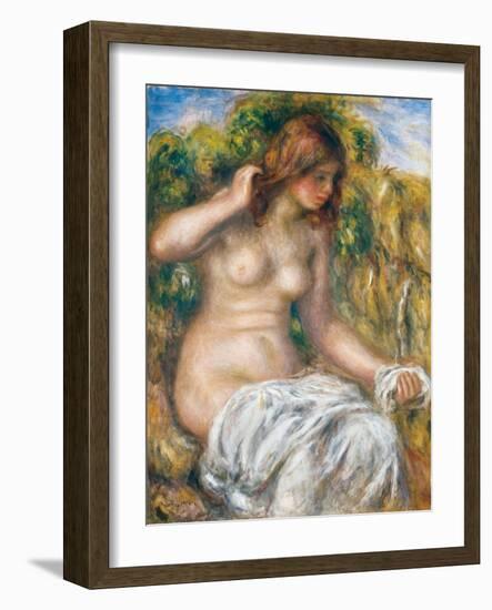 Woman by Spring, 1914-Pierre-Auguste Renoir-Framed Giclee Print