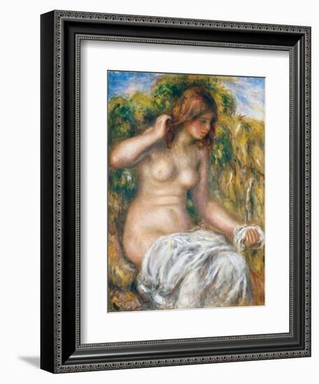 Woman by Spring, 1914-Pierre-Auguste Renoir-Framed Giclee Print