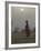 Woman Carrying Water Jar in Sand Storm, Thar Desert, Rajasthan, India-Keren Su-Framed Photographic Print