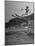 Woman Competing in the National Water Skiing Championship Tournament-null-Mounted Photographic Print