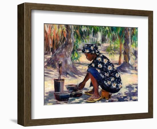 Woman Cooking, 2004-Tilly Willis-Framed Giclee Print