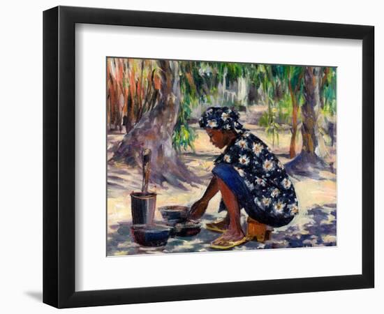 Woman Cooking, 2004-Tilly Willis-Framed Giclee Print