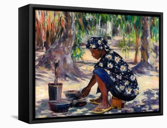 Woman Cooking, 2004-Tilly Willis-Framed Premier Image Canvas