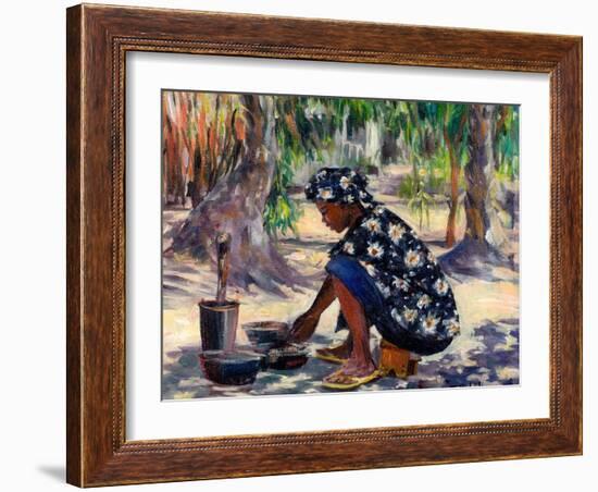Woman Cooking, 2004-Tilly Willis-Framed Giclee Print