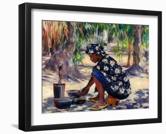 Woman Cooking, 2004-Tilly Willis-Framed Giclee Print