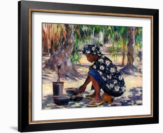 Woman Cooking, 2004-Tilly Willis-Framed Giclee Print