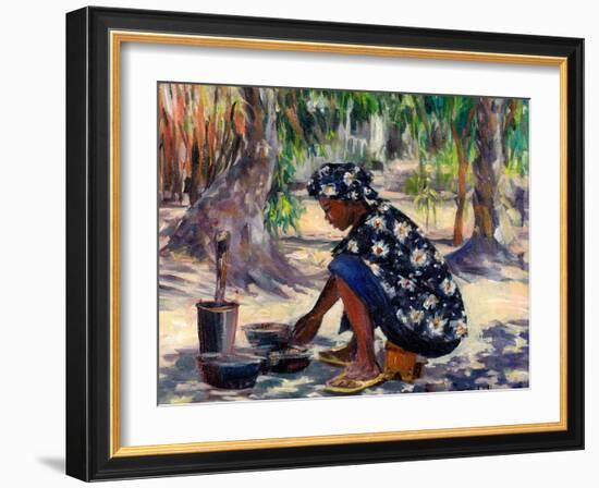 Woman Cooking, 2004-Tilly Willis-Framed Giclee Print