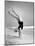 Woman Does Handstand on the Beach (B&W)-Hulton Archive-Mounted Photographic Print